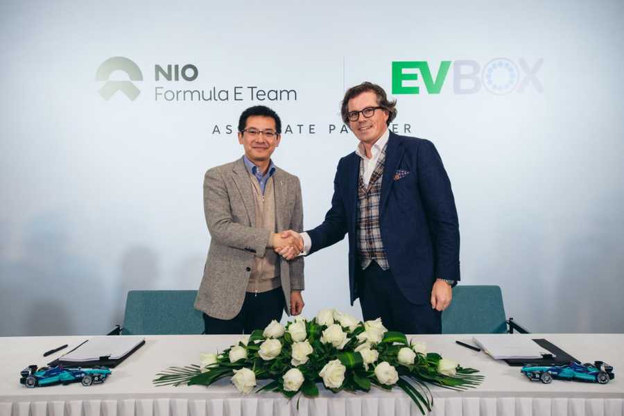 NIO Formula E Team Announces EVBox as Official Associate Partner