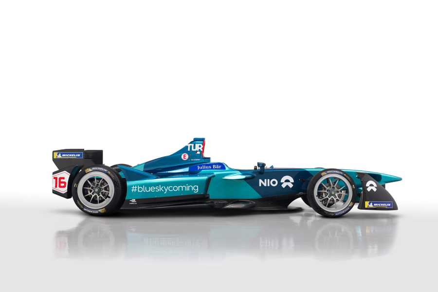 NIO Formula E Team Driver Line-Up and New Livery Unveiled at FIA Formula E Official Test