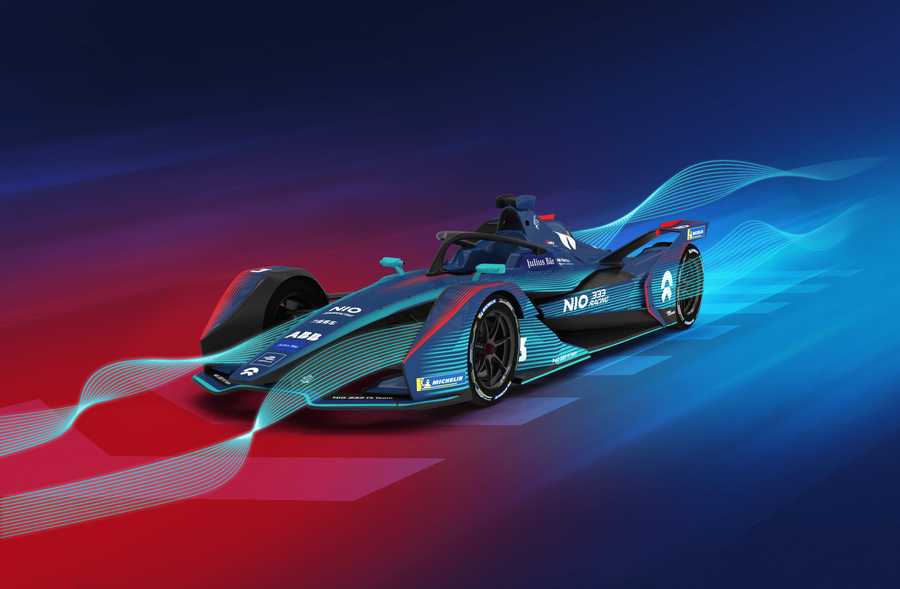 NIO 333 Formula E Team Reveals Car Livery Design for 2022 ABB FIA Formula E World Championship