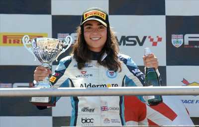 Confirming Rising British Star Jamie Chadwick for Official Formula E Test