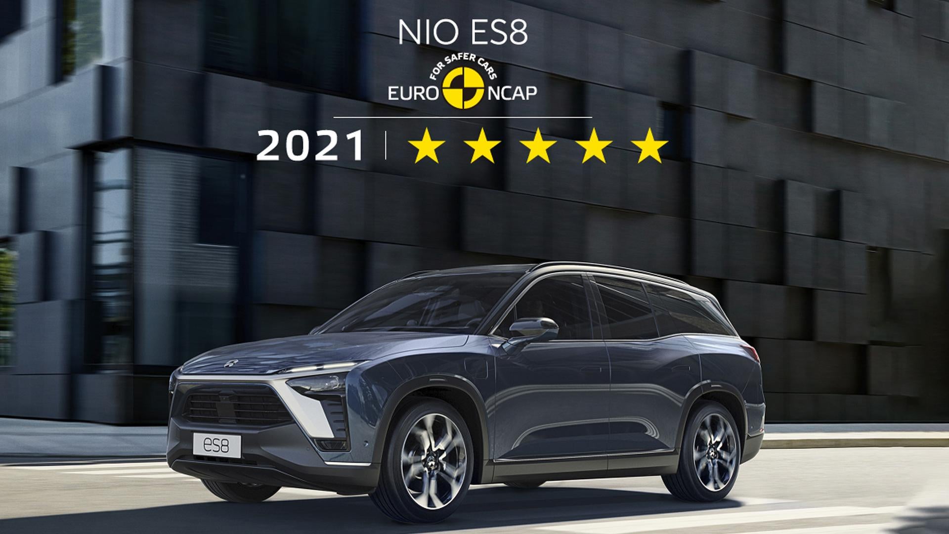 NIO ES8 receives 5-star Euro NCAP Safety Rating